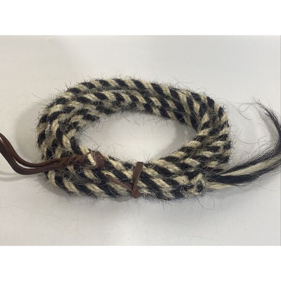 Vintage Riata Hand-Woven 13’ Horse Hair Lead Rope  Handmade Winnemucca Nevada - Picture 2 of 10